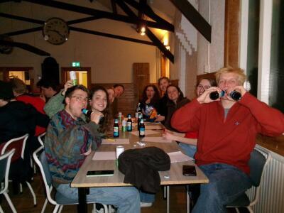Borrel met eerstejaars!