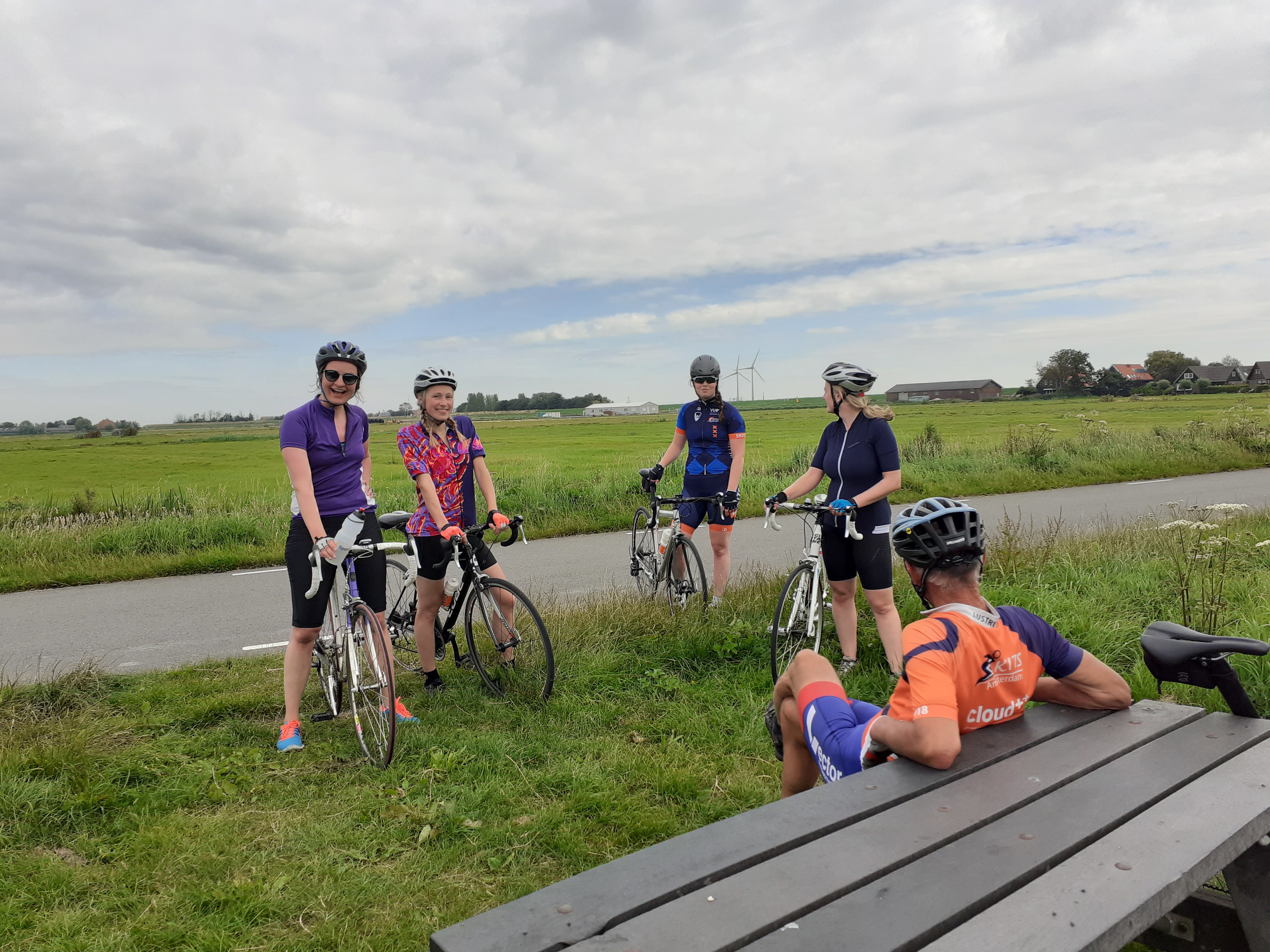 Beginnerstraining wielrennen